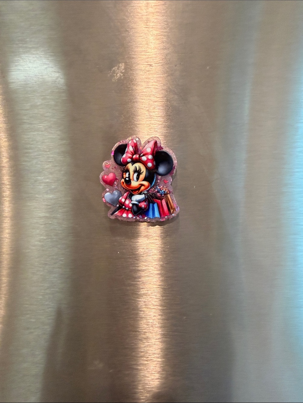 Disney Minnie Mouse Pink and Red Magnetic
